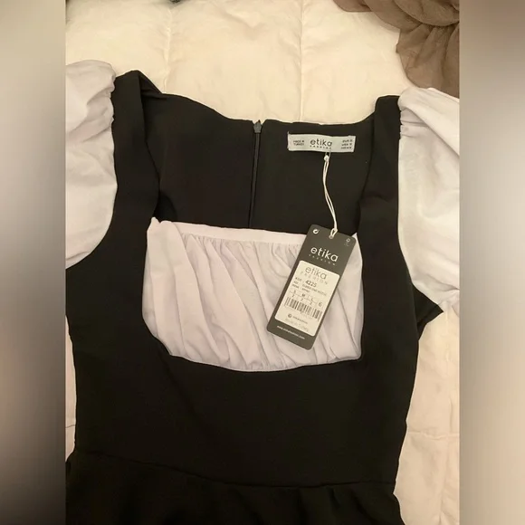 French Milkmaid, Wednesday inspired dress - Picture 2 of 4